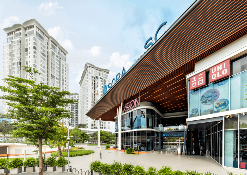 Trung tâm Mua sắm SORA gardens SC – Becamex Tokyu