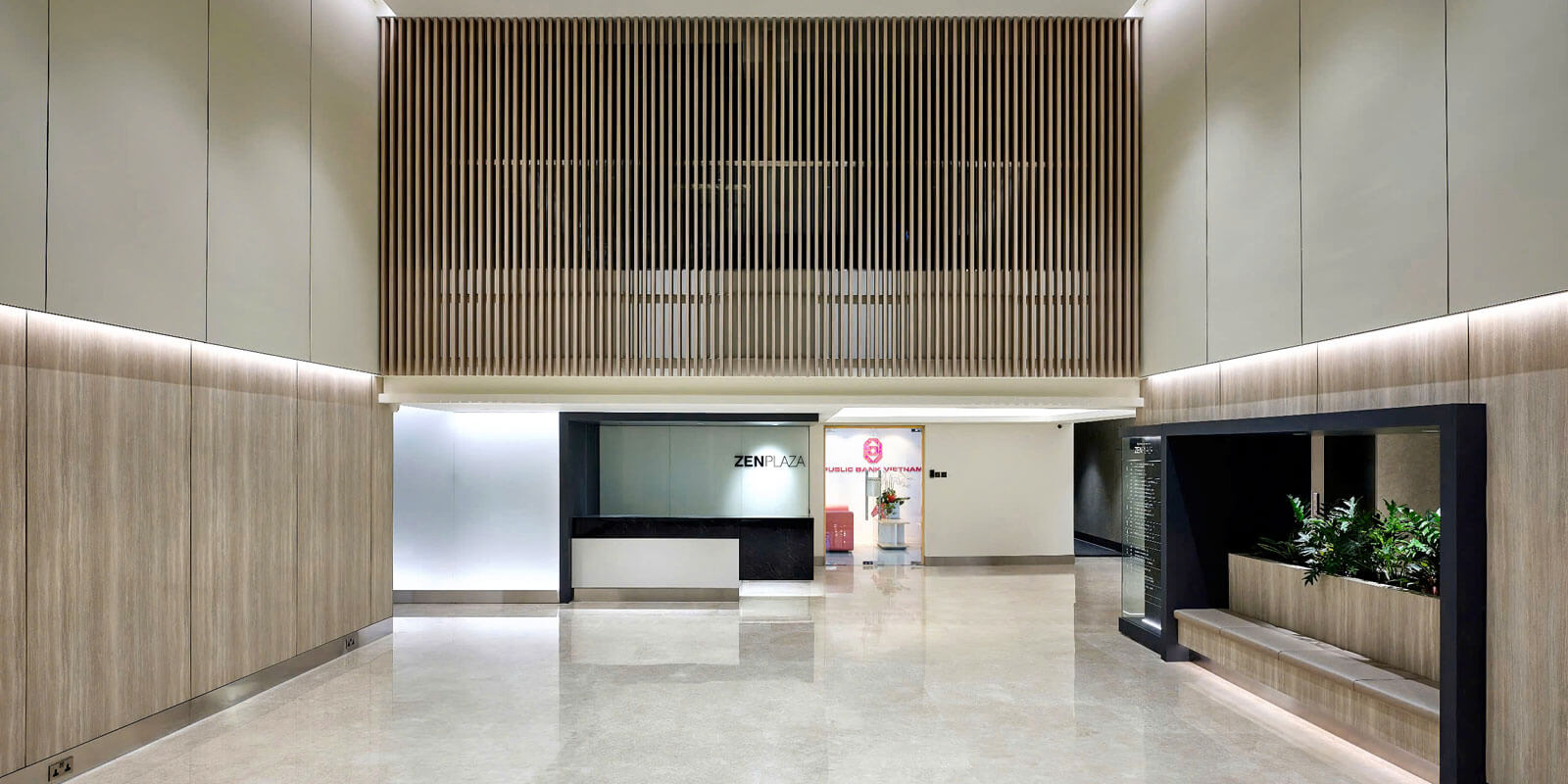 Cải Tạo Sảnh Tòa Nhà ZEN PLAZA
